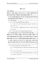 Các hoạt động liên quan đến công tác tổng hợp kinh tế xã hội và tổ chức quản lý hoạt động đầu tư của vụ tổng hợp kinh tế quốc dân