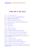 Tiếng anh cơ bản toefl