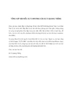 Tổng hợp bài mẫu ielts writing của ielts quang thắng