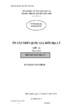 ôn tập phần kỹ năng địa lý cực hay