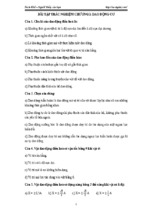 Tổng hợp bài tập trắc nghiệm vật lý lớp 12 chương i dao động cơ