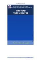 Giáo trình toán cao cấp a2