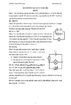 20 đề thi học kì 1 môn vật lý lớp 11