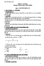 Tổng hợp kiến thức vật lí 10 nâng cao