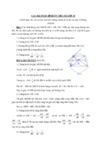 Cac bai toan hinh hoc on thi vao lop 10   copy