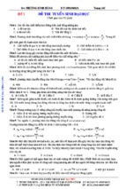 Tuyen tap 11 de thi thu dai hoc mon ly khoi a, a1