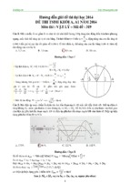 Bài giải chi tiết đề thi đại học môn lý năm 2017