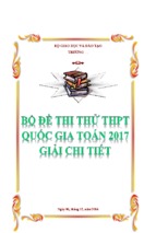 Bộ đề thi thử THPT Quốc gia Toán giải chi tiết từng câu - 258 trang