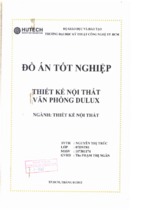 Luận văn Thiết kế nội thất văn phòng Dulux
