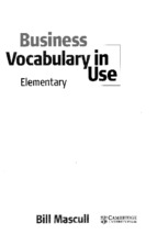 Business vocabulary in use elementary