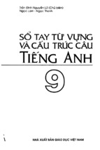 Sổ tay từ vựng và cấu trúc tiếng anh 9