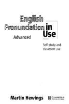 Advanced english pronunciation in use