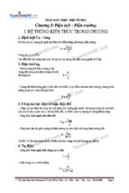 Bộ câu hỏi trắc nghiệm ôn tập học kỳ 1  vật lý 11   có lời giải chi tiết