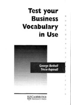 Test bussiness vocabulary