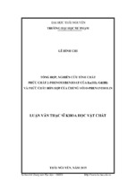 Tổng hợp, nghiên cứu tính chất phức chất 2-phenoxybenzoat của Eu(III), Gd(III) và phức chất hỗn hợp của chúng với o-phenantrolin