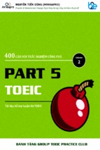 400 câu hỏi công phá part 5 (volume 2)