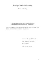 Quy trình cho vay tín dụng tại ngân hàng Agribank