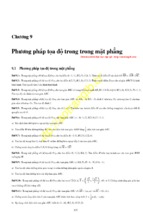 Bài tập tọa độ trong mặt phẳng ôn thi đh