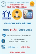 Giải chi tiết đề thi đh toán