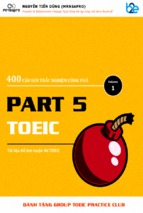 400 câu hỏi công phá part 5 (volume 1)