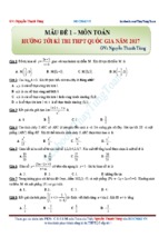 đề thi thử trắc nghiệm môn toán thpt qg 2017   phan thanh tùng