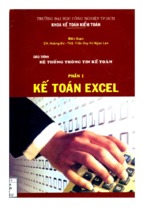 Kế toán excel  (IUH)