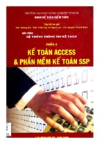 Kế toán excel và phần mềm kế toán SSP. (IUH)