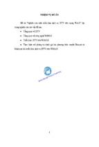 Nghiên cứu việc triển khai dịch vụ iptv trên mạng wiax