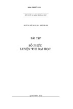 Số phức luyện thi đại học