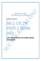 Phiếu 2   cực trị   bài tập trắc nghiệm toán