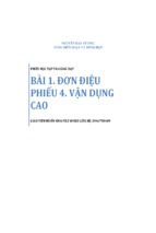 Phiếu 3   đơn điệu   bài tập trắc nghiệm toán