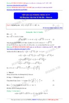 Tiếp cận câu phương trình vô tỷ