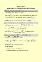 Bổ đề của hàm số logarit trong chứng minh vô nghiệm   kinh lup table 15