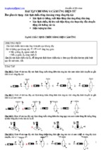 Phân loại bài tập chương cảm ứng điện từ