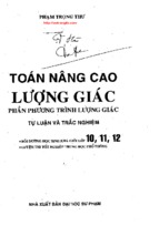 Toán nâng cao phương trình lượng giác