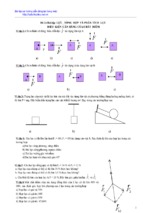Bài tập lực   tổng hợp và phân tích lực, điều kiện cân bằng của chất điểm