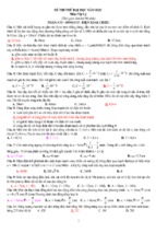 Một số thủ thuật giải nhanh bài tập trắc nghiệm vật lý 12 chương lượng tử ánh sáng