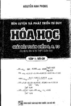 Rèn luyện và phát triển tư duy hóa   giải bài toán điểm 8, 9, 10 (tập 1 vô cơ)   nguyễn anh phong