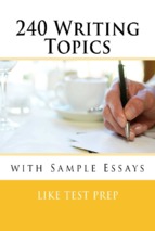 240 writing topics with sample    like test prep