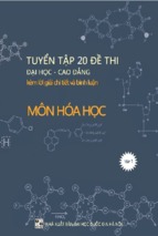 Tuyển tập 20 đề thi thử đại học, cao đẳng có lời giải