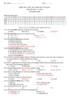 đề kiểm tra 1 tiết số 4 học kì 2 môn hóa học lớp 11