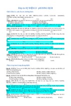 Bài tập sự điện ly   ph dung dịch