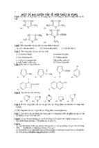 Bài tập về hợp chất dị vòng