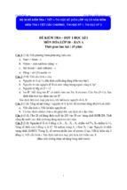 đề kiểm tra hóa học 10