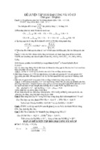 đề luyện tập hóa đại cương và vô cơ