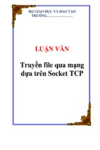 Đồ án Tìm hiểu lập trình Socket TCP trong Java và ứng dụng truyền file qua mạng