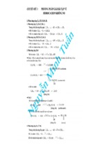 Chuyên đề phương pháp giải bài tập về hidrocacbon không no