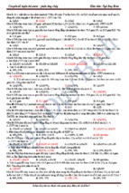 Chuyên đề luyện thi ancol   phản ứng cháy