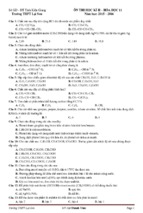 đề cương ôn thi học kì 2 môn hóa học lớp 11   copy