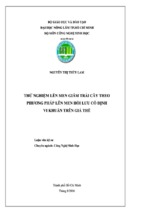 Khóa luận thử nghiệm lên men giấm trái cây theo phương pháp lên men hồi lưu cố định vi khuẩn trên giá thể